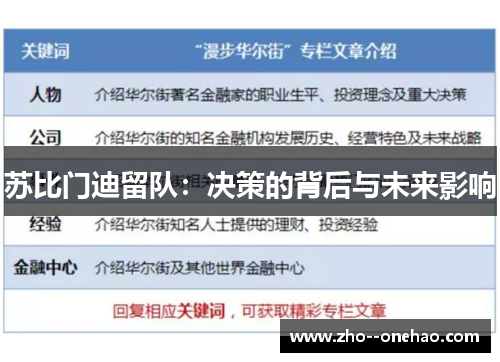 苏比门迪留队：决策的背后与未来影响